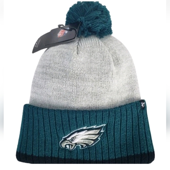 NFL Other - Philadelphia Eagles Men's 47Brand Beanie with Pom OSFM
